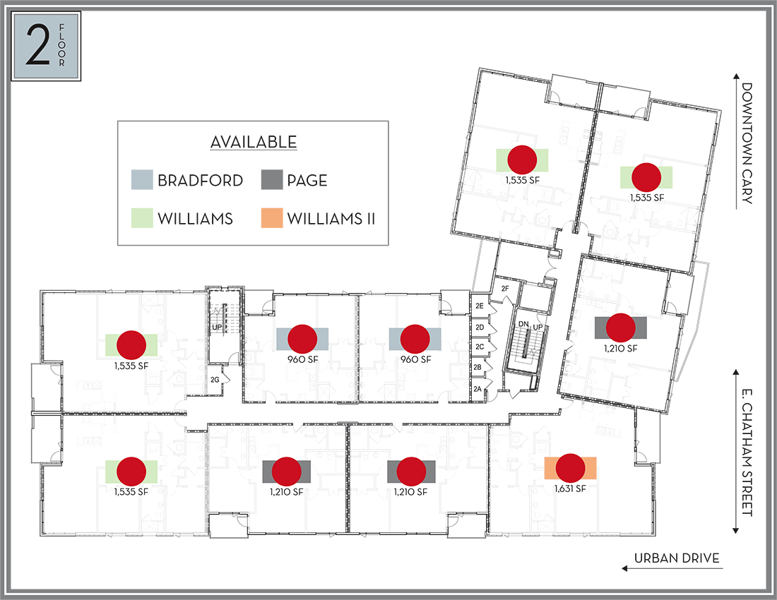 Chatham Walk second floor floorplan